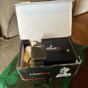 GhostStop Ghost Hunting EVP Recorder with USB Charger - Black